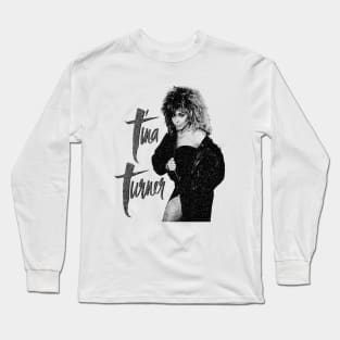 Tina Turner Queen Of Rock & Roll Long Sleeve T-Shirt